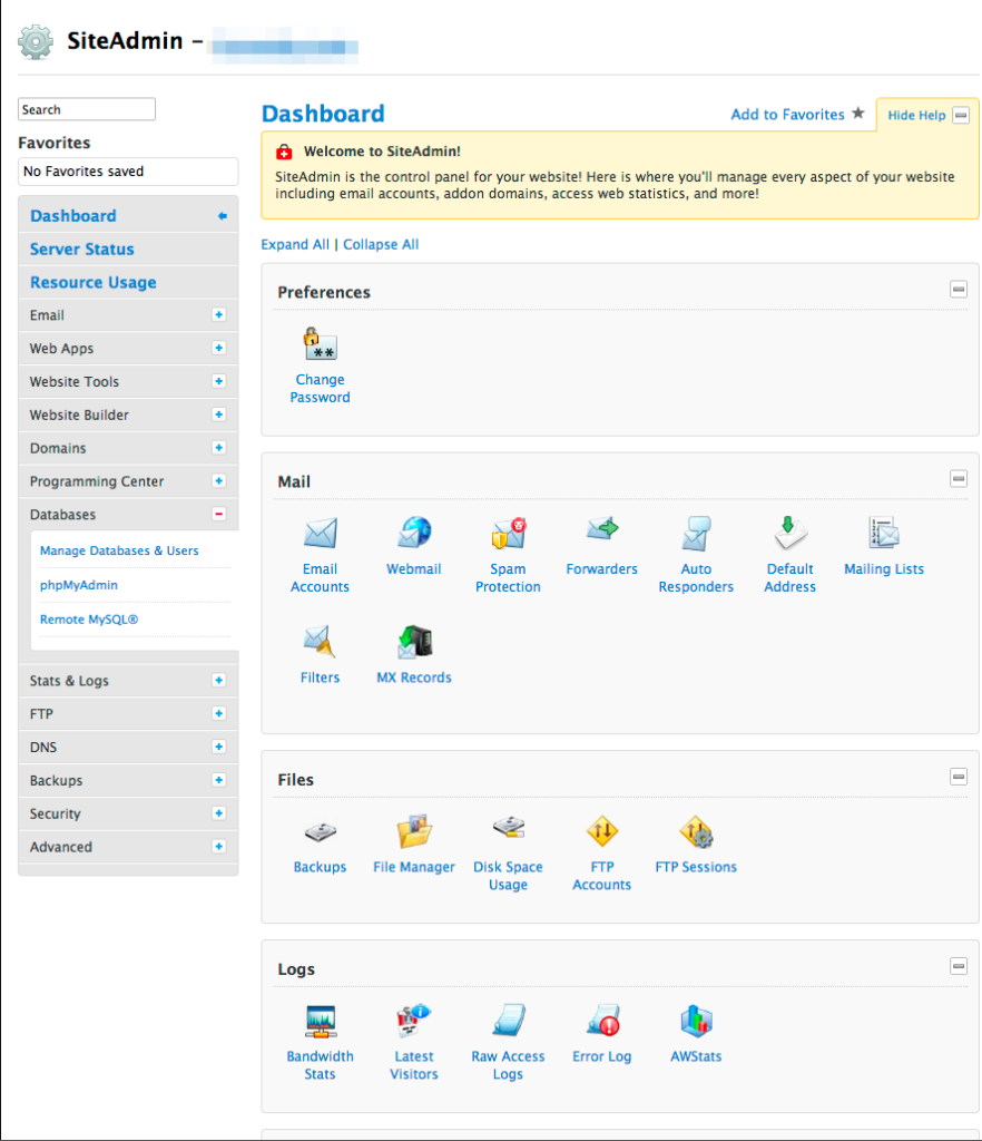 Site5 Cpanel