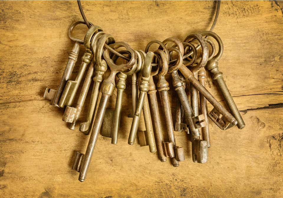 Just like you need a ring for your keys, you should have a system for your passwords