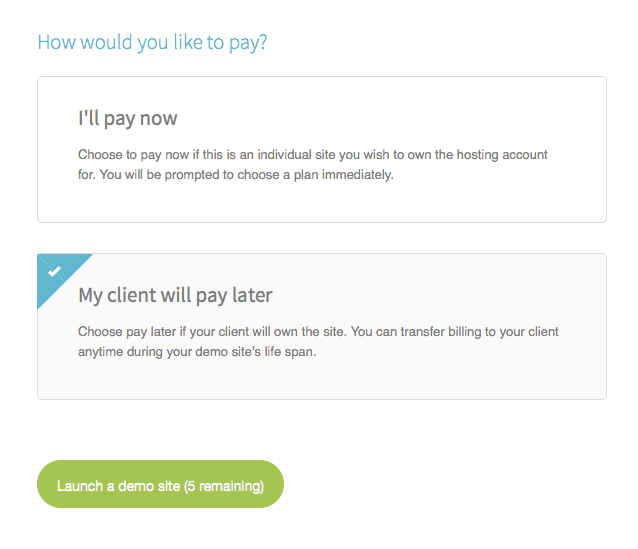 Flywheel hosting billing transfer